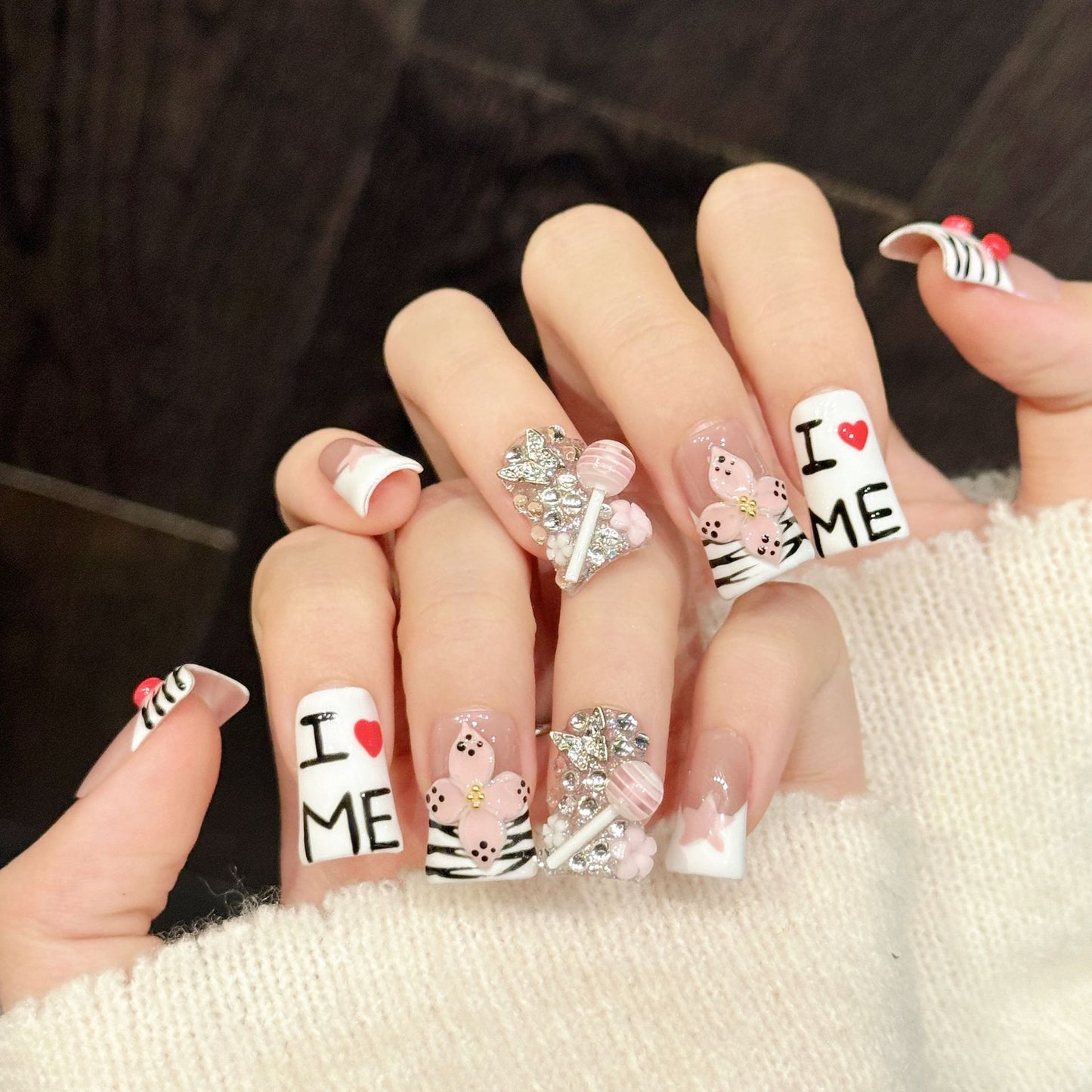 Sweet Cherry Vibe | Short Duck Press‑on Nails
