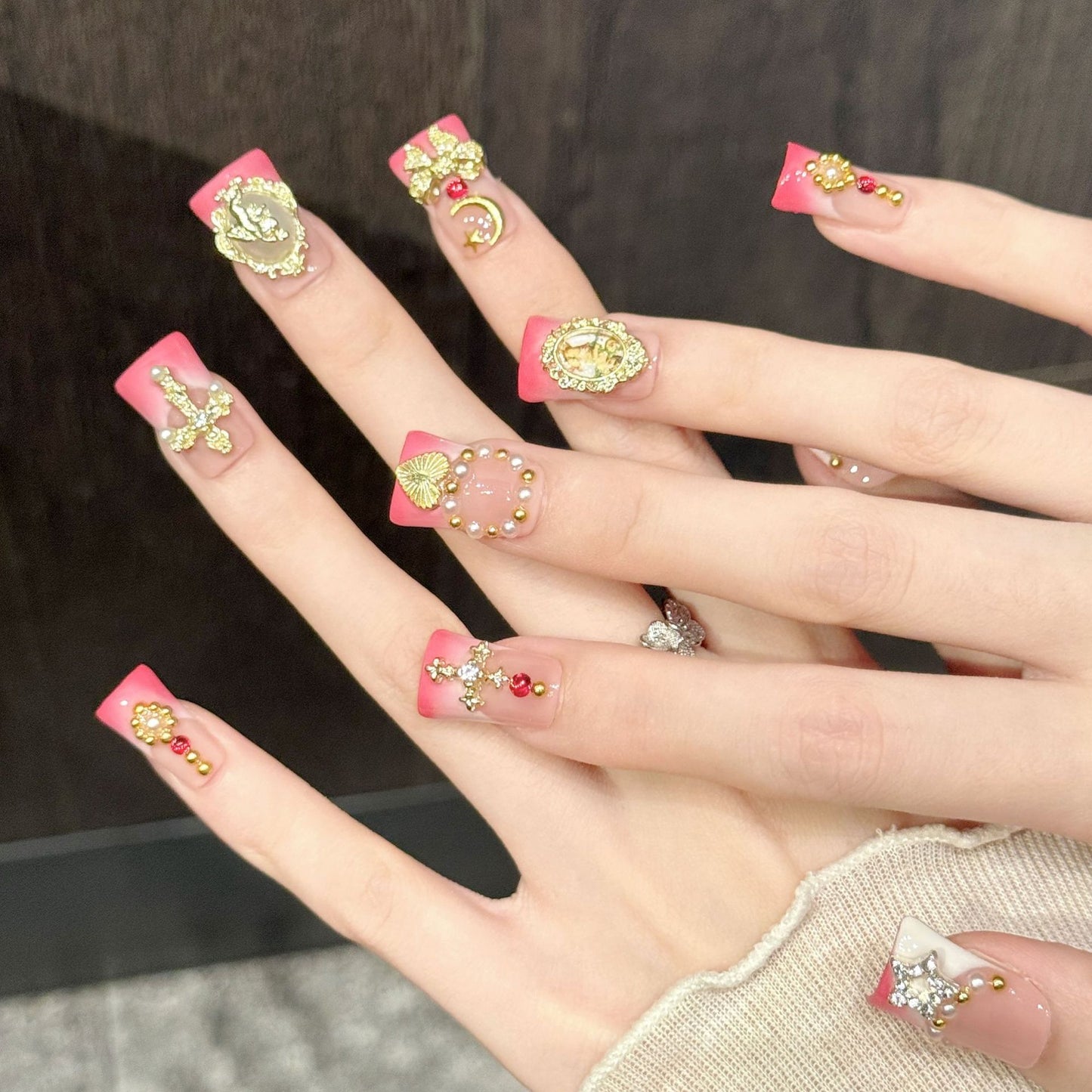 Angel Gild | Short Duck Press‑on Nails