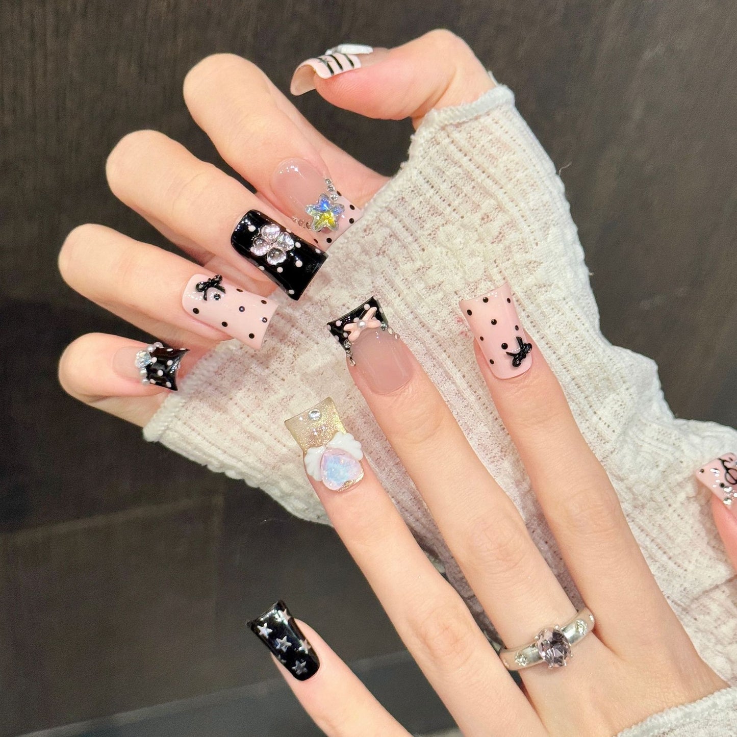 Melody Punk | Short Duck Press‑on Nails