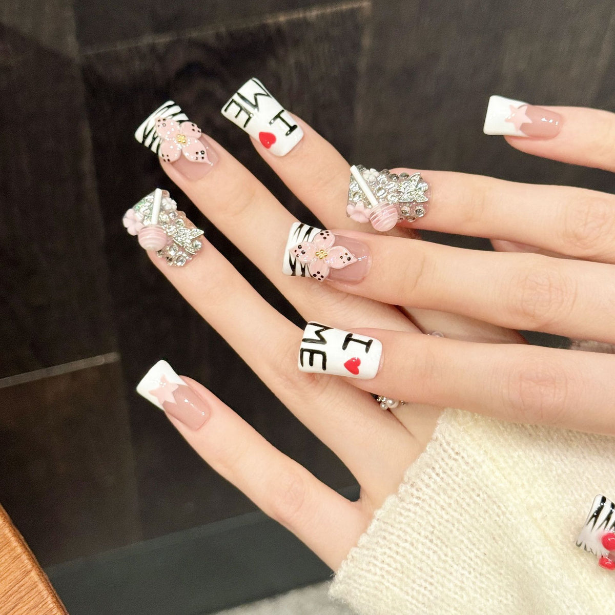 Sweet Cherry Vibe | Short Duck Press‑on Nails