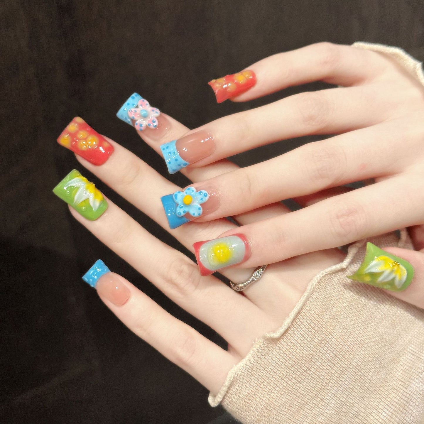 Juicy Pop | Short Duck Press‑on Nails