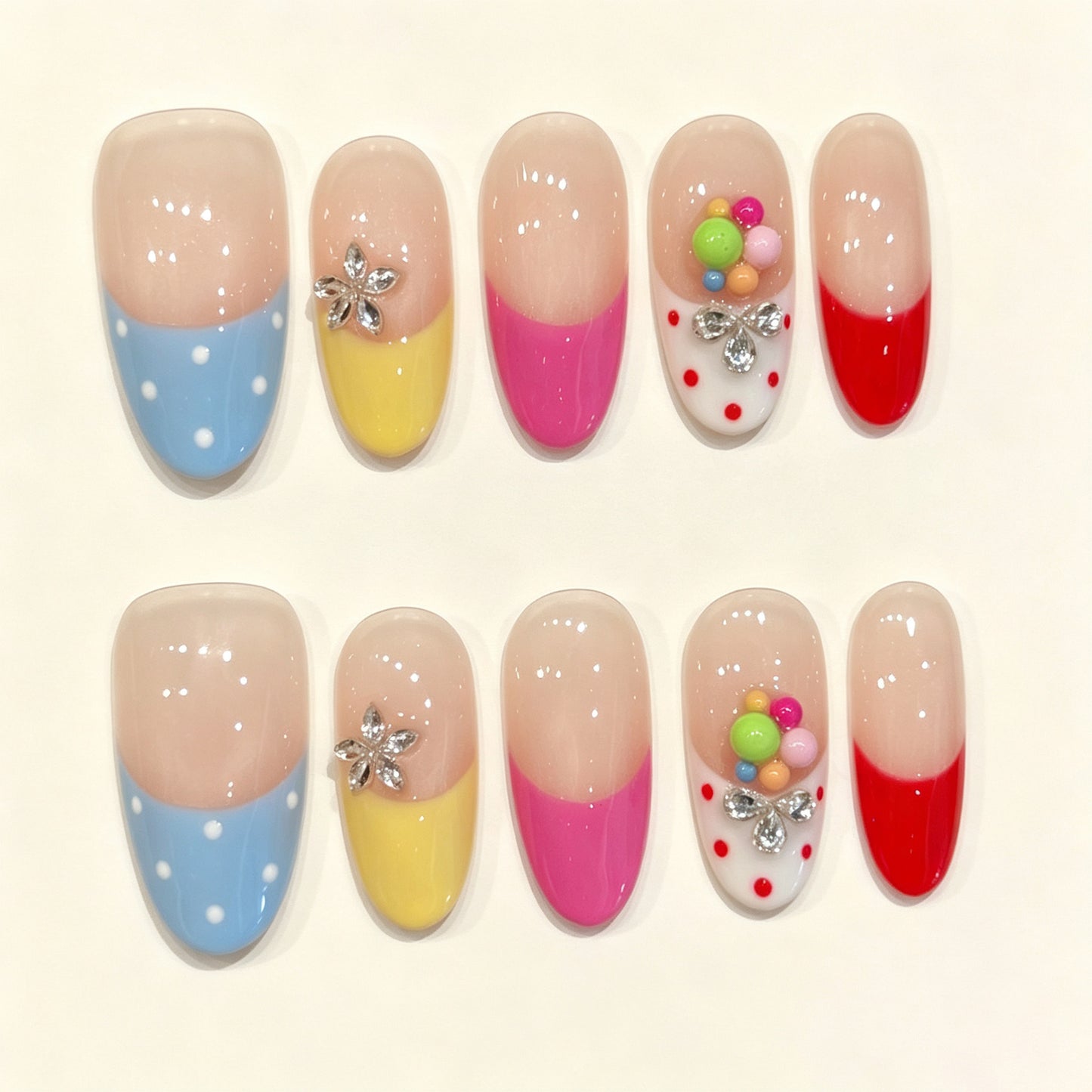 Zorvyn Kaelis | Medium Oval Press‑on Nails