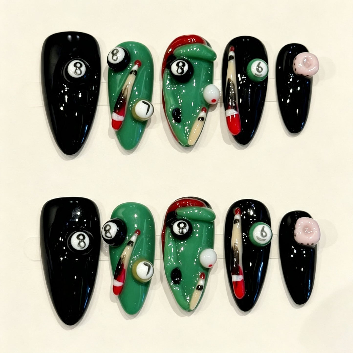 Kaelis Veyra | Medium Almond Press‑on Nails